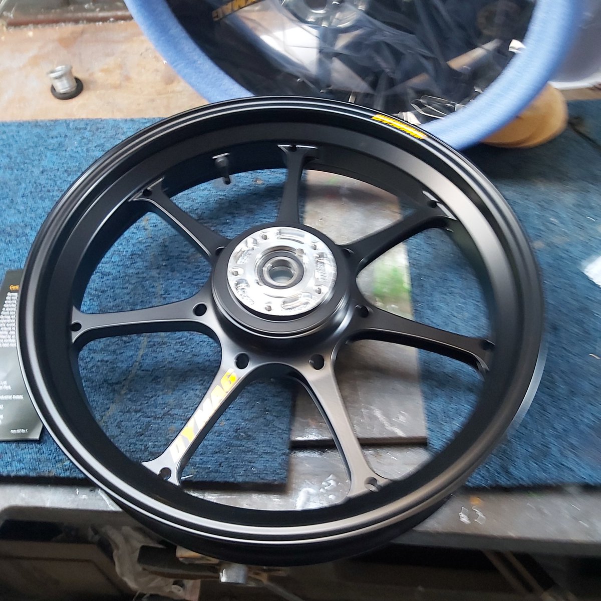 These gorgeous wheels arrived today,  many thanks to Dymag 
#dymag