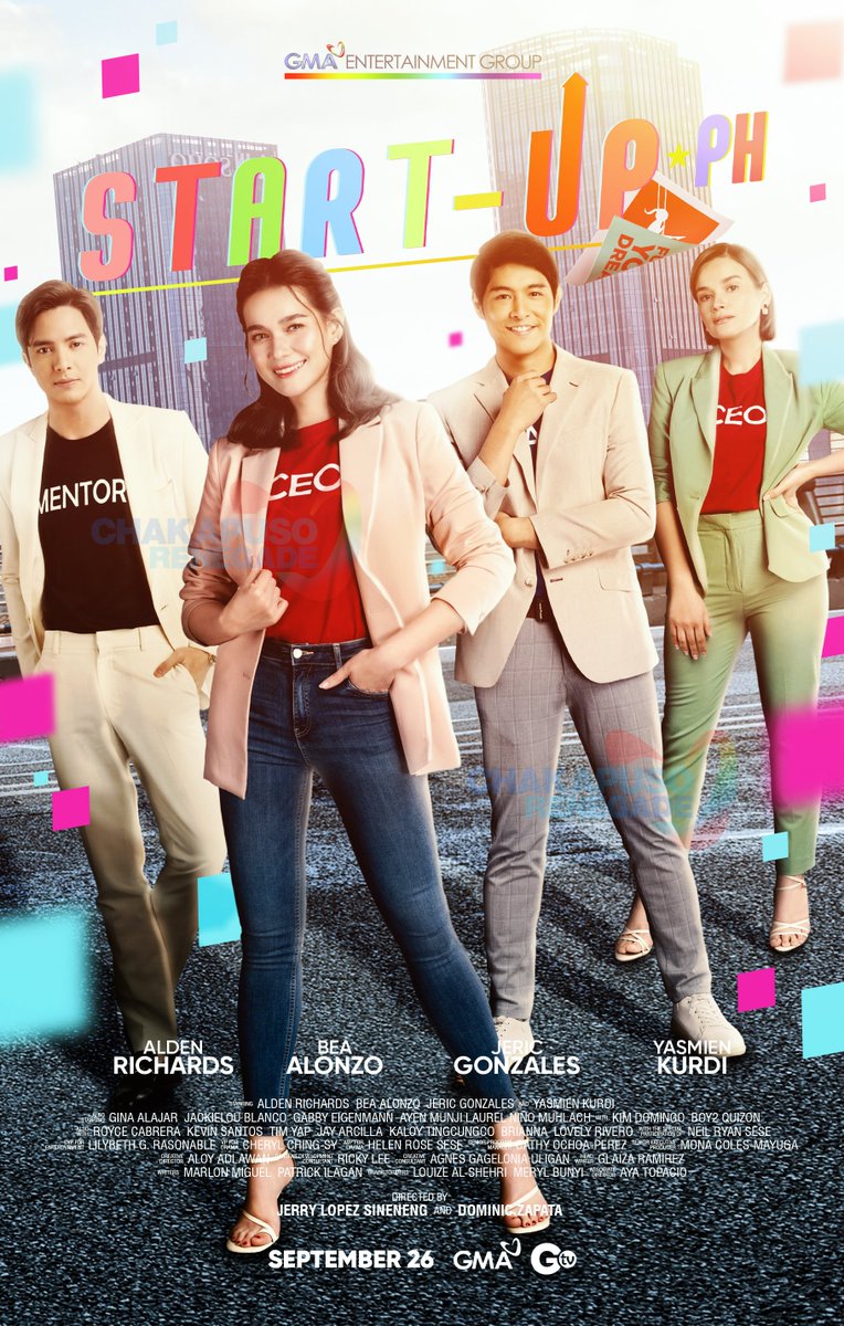 KapusoCrave's tweet photo. Dreamers, unite! Let us all dream together and catch the world premiere of #StartUpPH, starring #AldenRichards, #JericGonzales, #YasmienKurdi, and #BeaAlonzo! 💫🆙

#SUPHWorldPremiere, this September 26, 8:50PM on GMA Telebabad. 

BEAutifulSTART withGMA
ALDENxSUPh GoodBoyTristan https://t.co/xopnD8qDWK