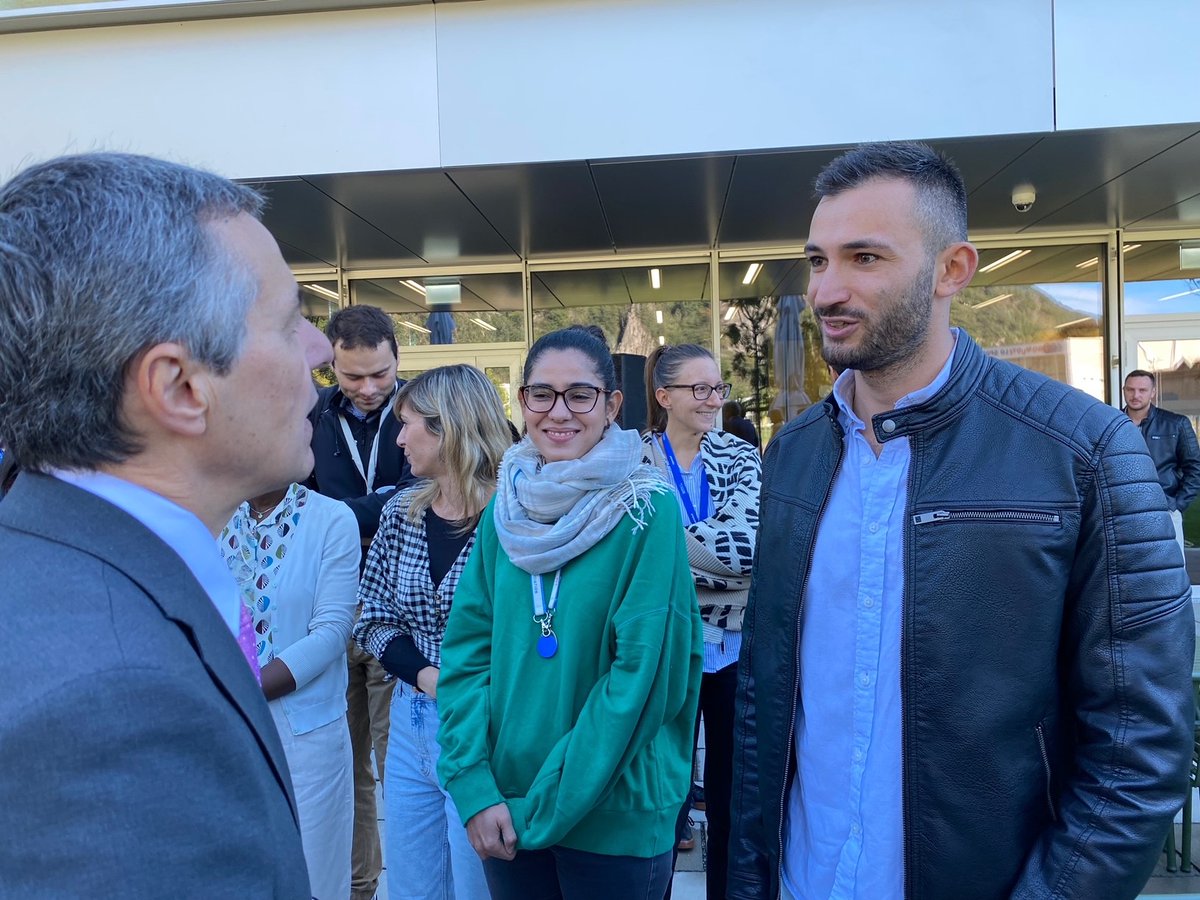 BellinzonaIrb's tweet image. Thank you @ignaziocassis for the informal exchange you had with our researchers, who come from more than 30 countries and 4 continents. 
All this is Bios+: Science that Helps.
@EDA_DFAE @IOR_Bellinzona @USI_university 
#irb #ior #lrteoc #biosplus #bellinzona