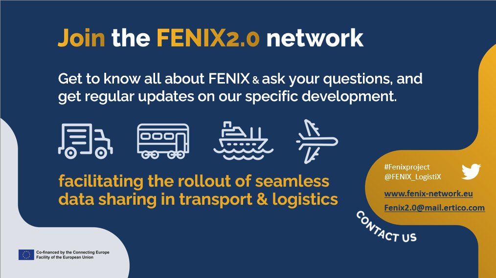 PortExpertise's tweet photo. ... such as #TechnicalMaintenance of #ConnectivityFramework #standardization & #Interoperability support #ImpactMonitoring #certification & access to the most up to date knowledge base.
Get to know #FENIX & ask your questions & obtain regular updates on our specific developments. https://t.co/swDJ43Ch6o