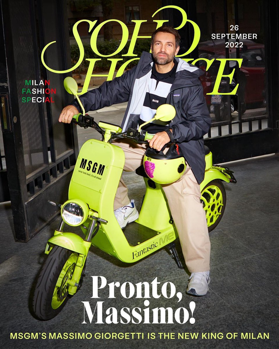 '@MSGM_ is ironic, irreverent and it’s about not taking yourself too seriously. Wearing our clothing means letting go.' We spoke to creative director Massimo Giorgetti on the eve of his #SS23 #MFW show.

Read the full interview: bit.ly/3SBrE5k #CitiesWithoutHouses