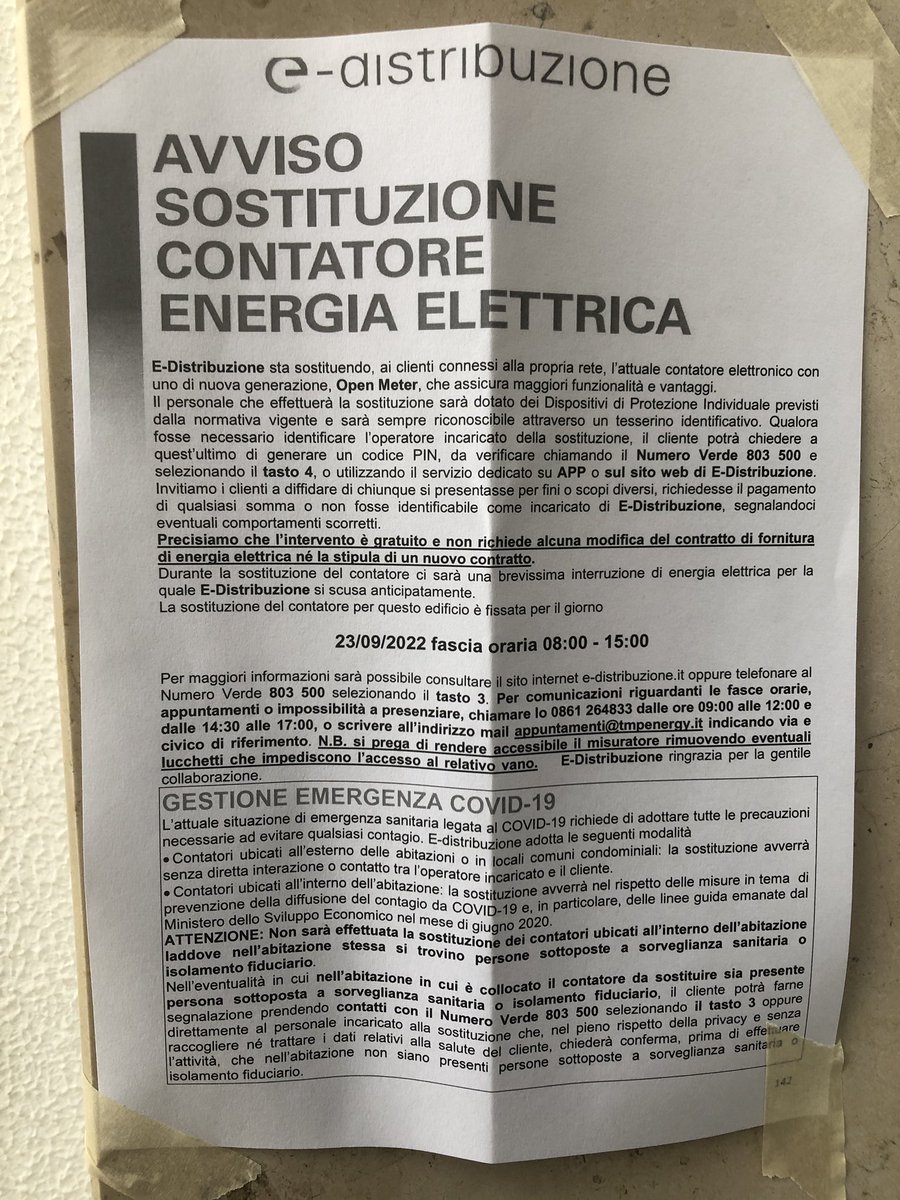 SalazarYulia's tweet image. Perché stanno cambiando i contatori a tappeto, qualcuno mi delucida? 

#OpenMeter #Contatori #Luce #Gas