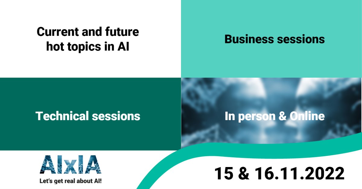 Institut DATAIA Paris-Saclay (@institutdataia) on Twitter photo <a href="/InstitutDATAIA/">Institut DATAIA Paris-Saclay</a> est fier dโรชtre partenaire de #AIxIA2022 !
Rejoignez la confรฉrence "Du No-Code ML ร lโIntelligence Artificielle Gรฉnรฉrale" le 15.11 pour dรฉcouvrir comment utiliser lโ#IA au sein de votre entreprise ๐
๐ En savoir plus : aixia.eu
#AI #IA #aixia <a href="/InstitutDATAIA/">Institut DATAIA Paris-Saclay</a> est fier dโรชtre partenaire de #AIxIA2022 !
Rejoignez la confรฉrence "Du No-Code ML ร lโIntelligence Artificielle Gรฉnรฉrale" le 15.11 pour dรฉcouvrir comment utiliser lโ#IA au sein de votre entreprise ๐
๐ En savoir plus : aixia.eu
#AI #IA #aixia
