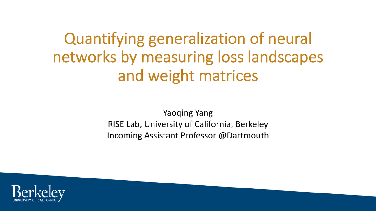 AIR DISCOVER｜YANG Yaoqing: Quantitative generalization of neural networks by measuring loss landscapes and weight matrices
Read More: mp.weixin.qq.com/s/TZPyliJ5ItkH…