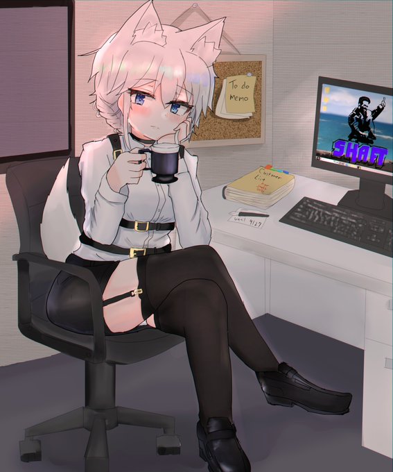 "Work to do"
#イラスト 