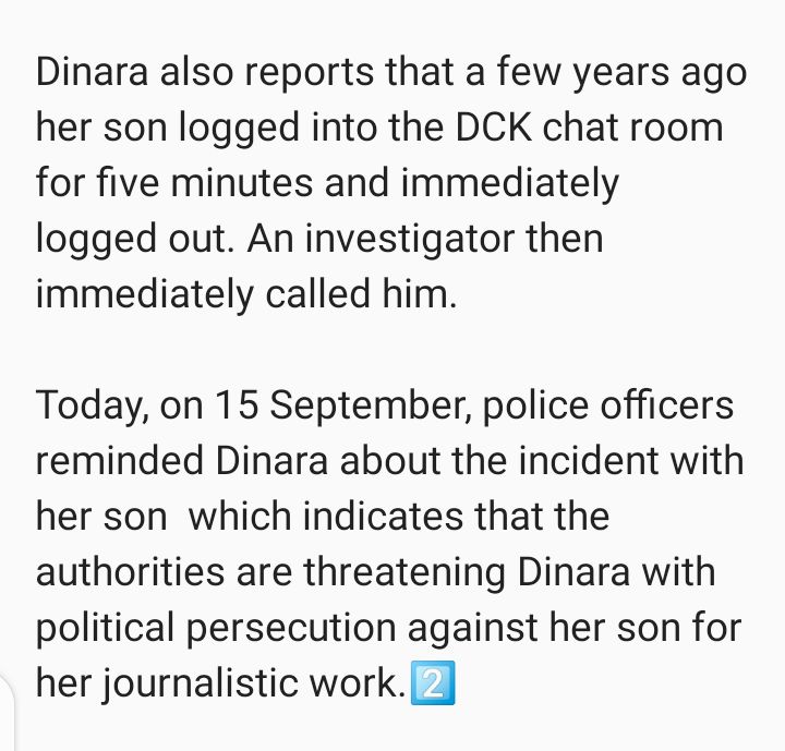 musaeva_roza's tweet photo. 2/3
One of the officers is named Olzhas #ISKAKOV. The second officer did not show his official ID.  
The officers informed Dinara that an unknown man called the police and said that he planted a bomb in the flat and gave the address of the flat. https://t.co/ButrEFk7X3