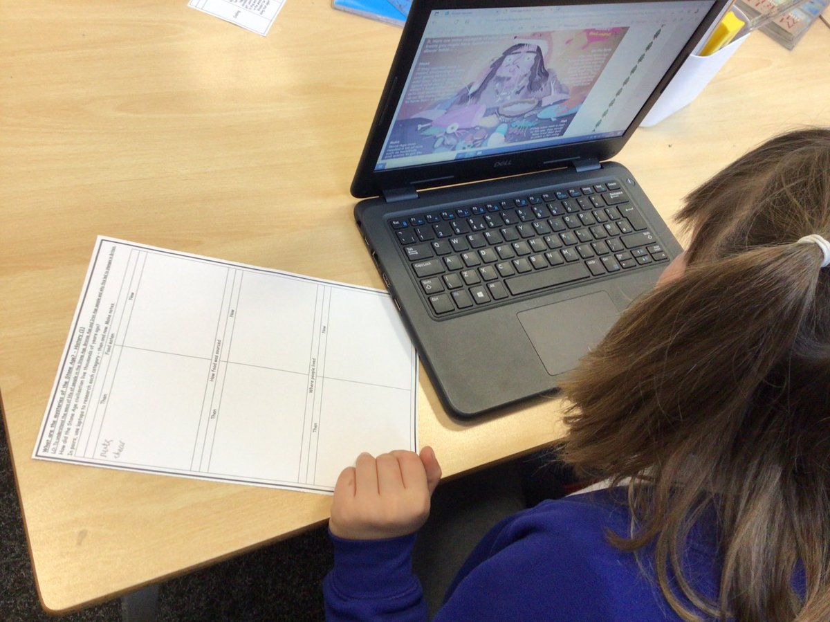 DeltaMerseyYr3's tweet photo. In our Curriculum lesson, we used Google to research different aspects of the Stone Age @DeltaMersey #MPAComputing #MPAHistory #MPACurriculum https://t.co/nHa9VeO89Z