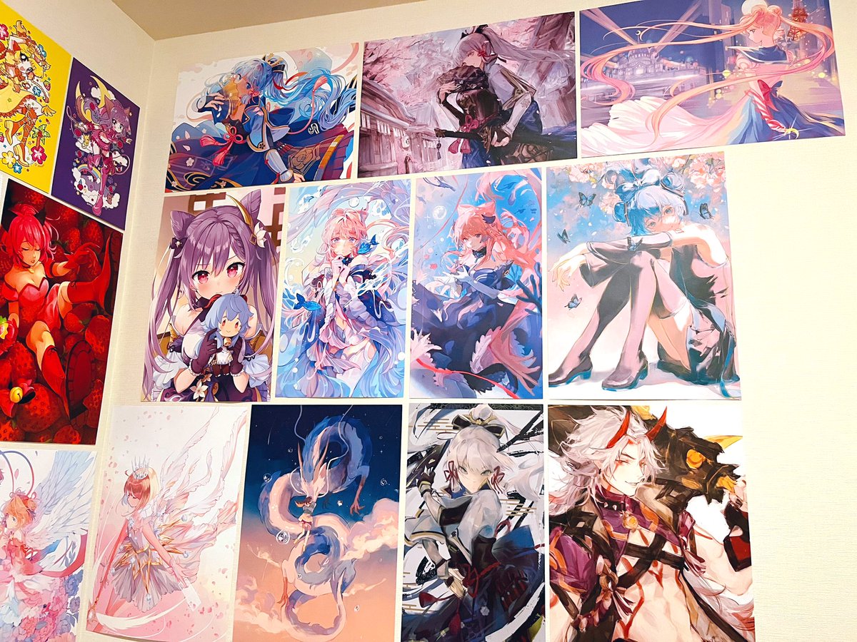 These aren't all of em but the office walls are coming together nicely :D 