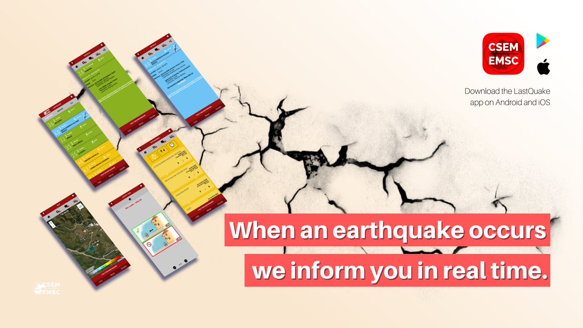 test Twitter Media - Descarga nuestra app LastQuake y recibe información sísmica en tiempo real! Comparte tu experiencia y lee la de los demás: https://t.co/YoyNlyJQLw