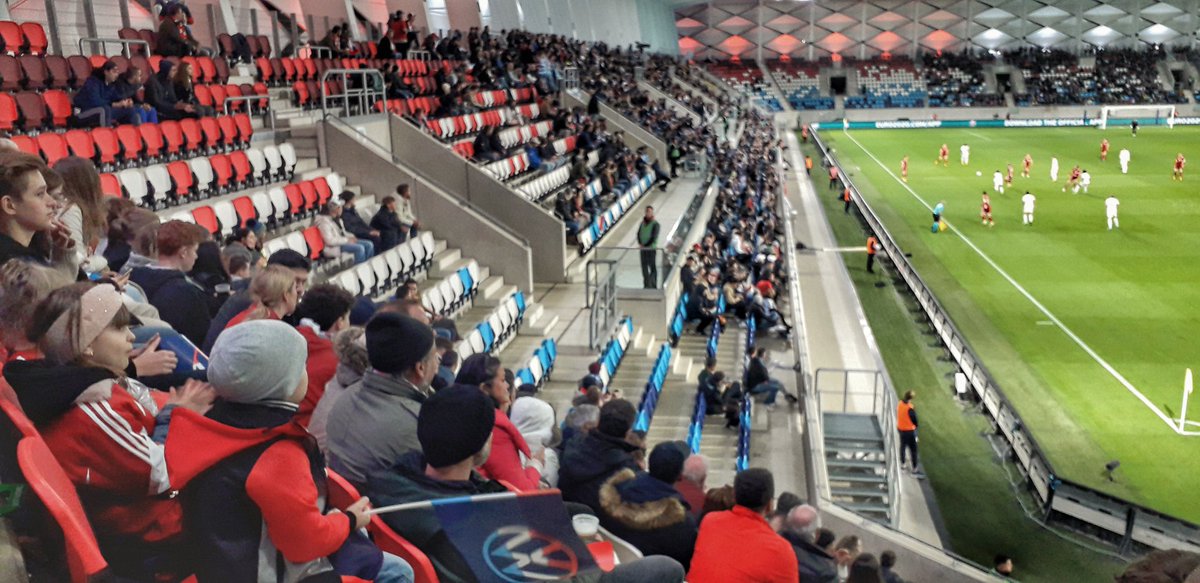 Scarpenter_67's tweet photo. With cricket season over it's back to footie and first time visit to #luxembourg to see their @UEFA #NationsLeague clash with Lithuania. The Stade de Luxembourg is a compact and photogenic venue in easy reach from the city centre.
#groundhopping #LUXLIT https://t.co/1zBPmsVYWv