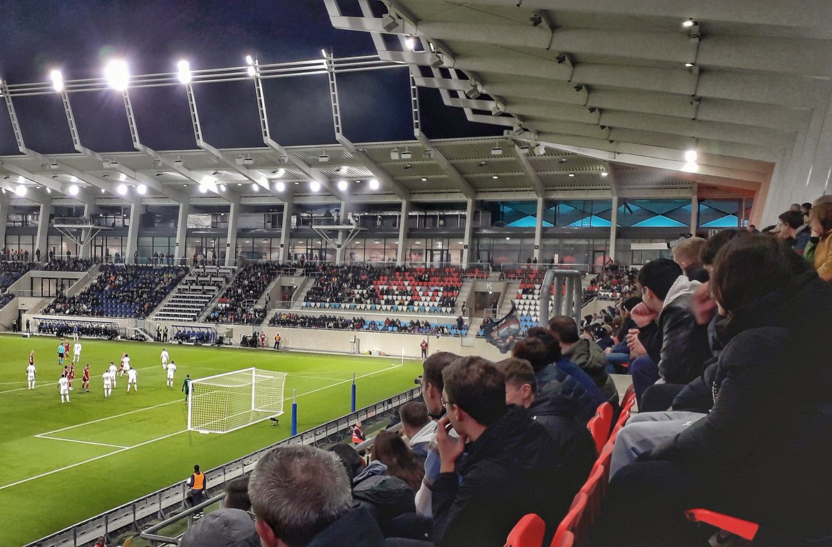 Scarpenter_67's tweet photo. With cricket season over it's back to footie and first time visit to #luxembourg to see their @UEFA #NationsLeague clash with Lithuania. The Stade de Luxembourg is a compact and photogenic venue in easy reach from the city centre.
#groundhopping #LUXLIT https://t.co/1zBPmsVYWv