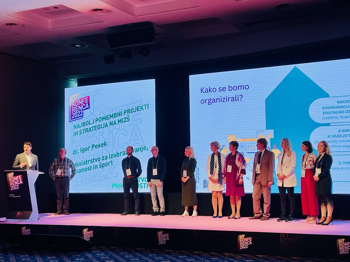 11th School Day at the NT Conference #ntk22 (Portoroz, Slovenia) and presentation of Digital Education Unit (Ministry of Education, Science and Sport Slovenia @MIZS_RS)