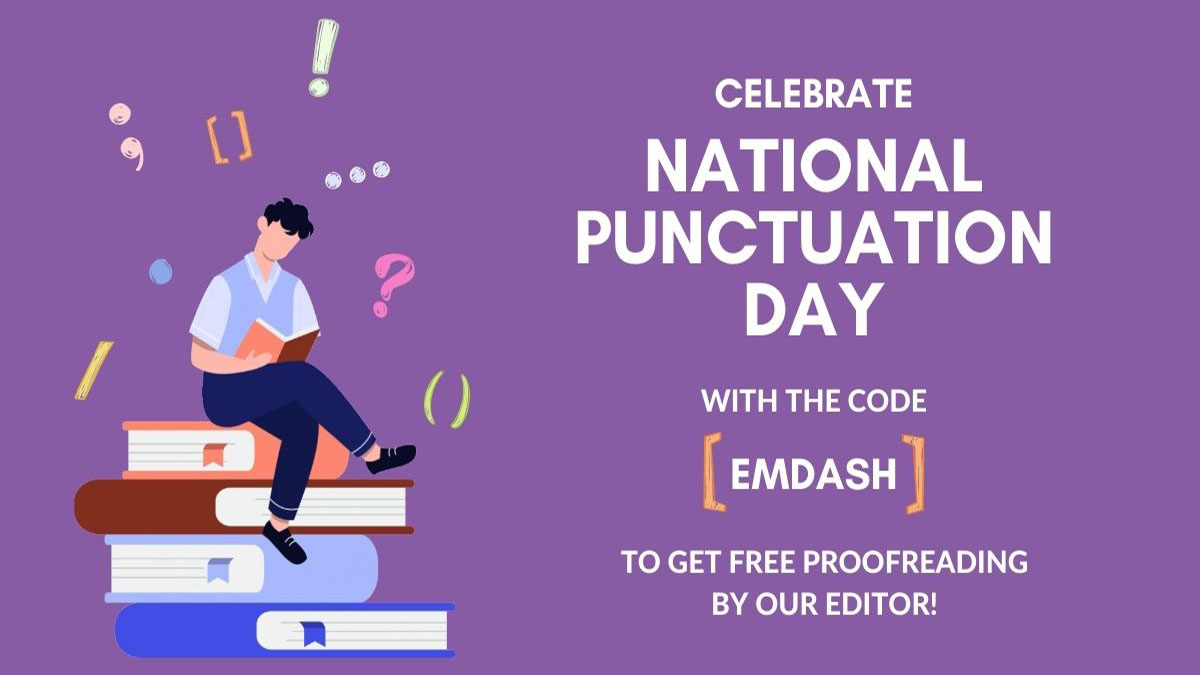 BestWritingAE's tweet photo. Celebrate National Punctuation Day with the code EMDASH. It allows you to get Free Proofreading by our Editor!
https://t.co/Rw3vz5NxtD
#holiady #writinghelp #discount #bestwritingservice https://t.co/H43o4LuQHC