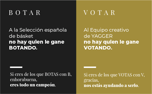 YaggerAgencia's tweet photo. En @extradigital_es están buscando al quinteto ideal de la #creatividad en #Aragón ¿nos ayudas a estar en ese TOP 5?
Estamos seguros de que eres de los que 𝐕𝐎𝐓𝐀𝐒 con V, ¡así que dale!➡ https://t.co/a7PHjCzzEa
𝐒𝐢 𝐧𝐨𝐬 𝐕𝐎𝐓𝐀𝐒, 𝐁𝐎𝐓𝐀𝐑𝐄𝐌𝐎𝐒 𝐝𝐞 𝐚𝐥𝐞𝐠𝐫í𝐚 😉 https://t.co/Qc4RbbErXX