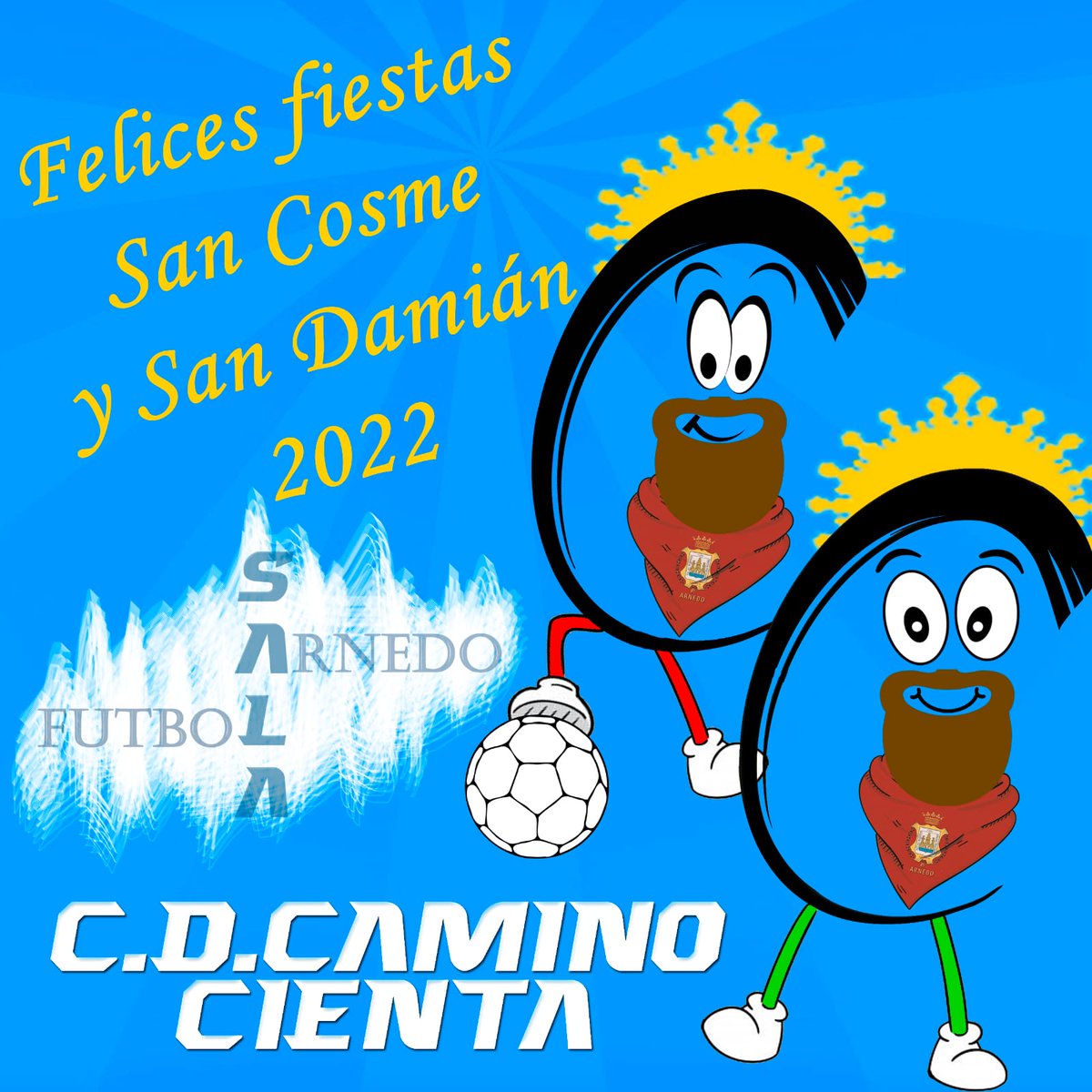 C. D. Camino Cienta, os desea a tod@s unas felices fiestas!!!!
A disfrutar Arnedanos y Arnedanas!!! #fiestaspatrias2022