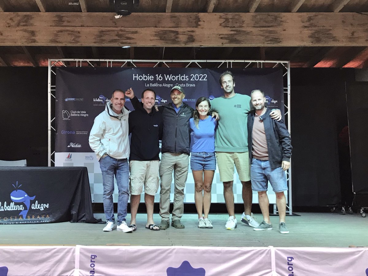 VisitSitges's tweet photo. ⛵️3 equips del @NauticSitges (Tono Roca+Annette Harzbecher, Julian Vinué+Bernd Wunderling i Iván Garcia+Albert Gironés) van participar als Open Qualifying del Mundial de Hobie Cat amb 77 equips de tot el món
https://t.co/iDRk2xGJgJ
Un d'ells (Iván+Albert) classificat per semis👏 https://t.co/NpYwGzQoEc