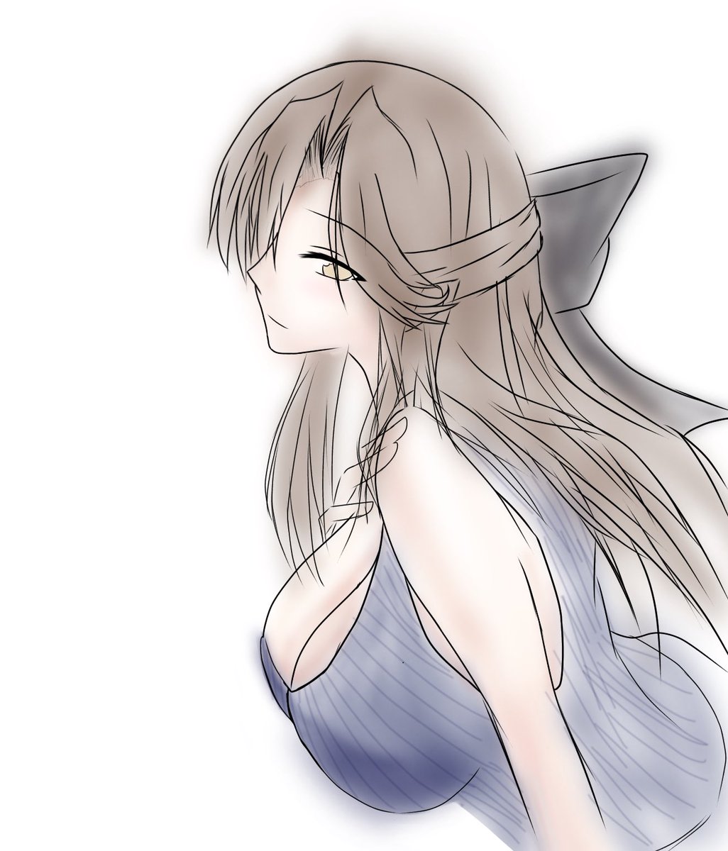 相互さんの誕生日用にさっくり描いた神通 