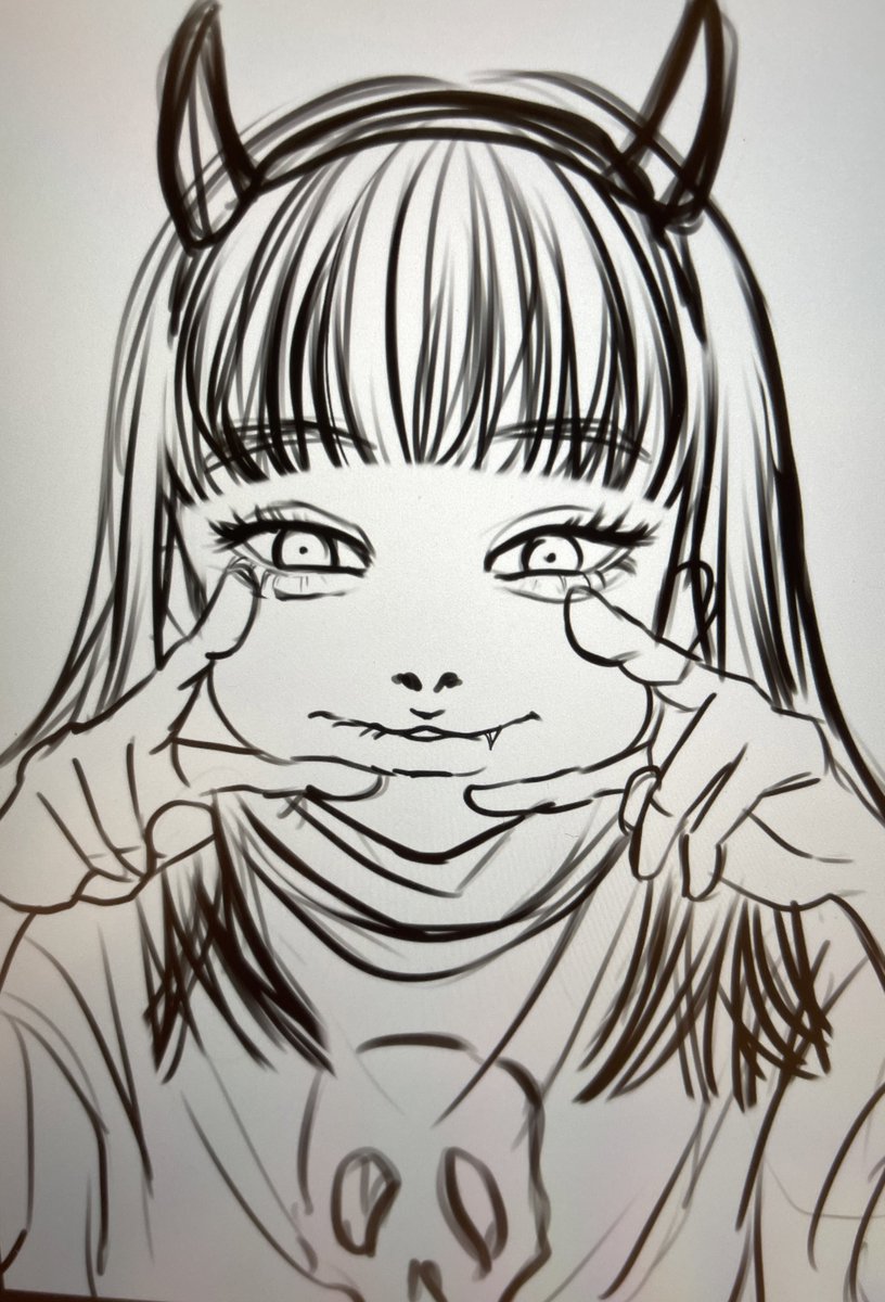 塗るか塗らないか迷う
#イラスト 