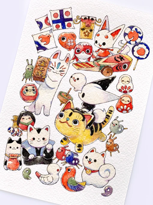 [展示作品につきまして]開催中の展示にて、画像の水彩画2点が落下し額に損傷があるそうなのでこれらをいったん手元に戻し作品の確認と新しい額への取替をします展示再開は[10/2.sun]を予定しています たいへん申し訳ありません;; 引き続きどうぞよろしくお願いします#0313popup 
