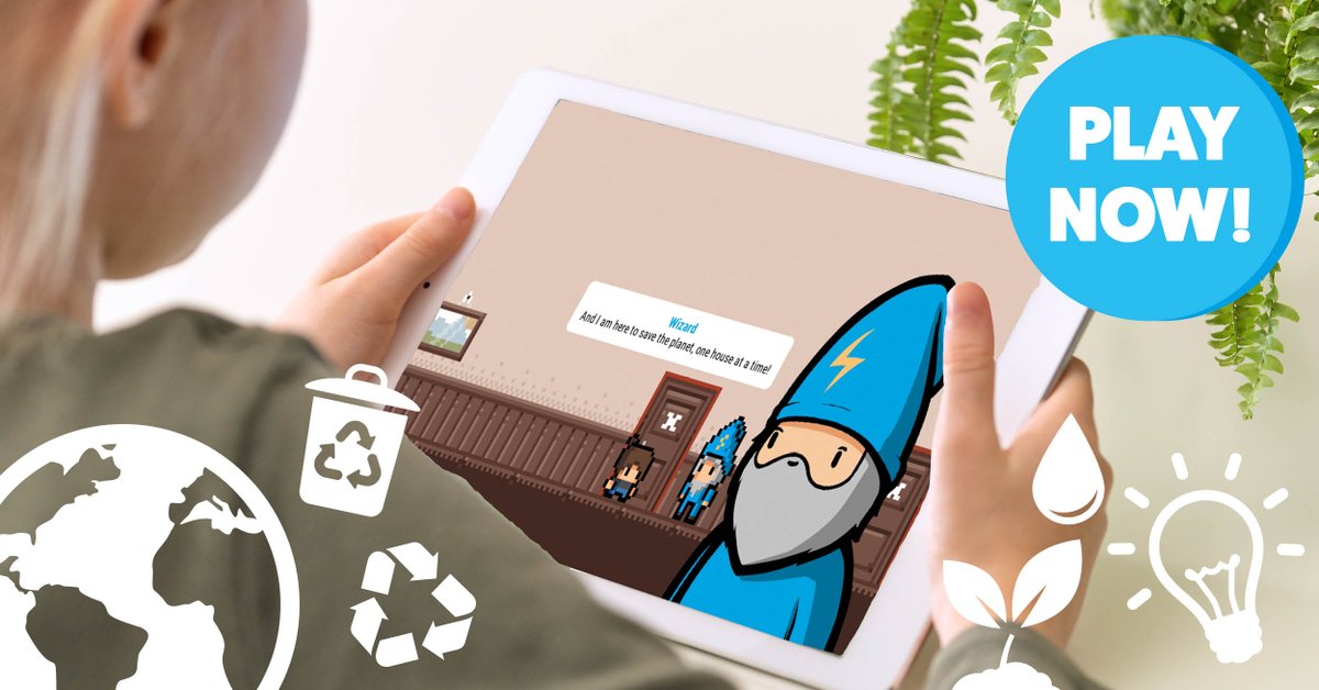 We’re transforming the way kids can learn about climate change. In our Future Matters game, children can learn about climate change by battling with characters like Sharkey Malarkey and being set tasks by a wizard! Start the journey here! bit.ly/3cQhezn #FutureMattersUK