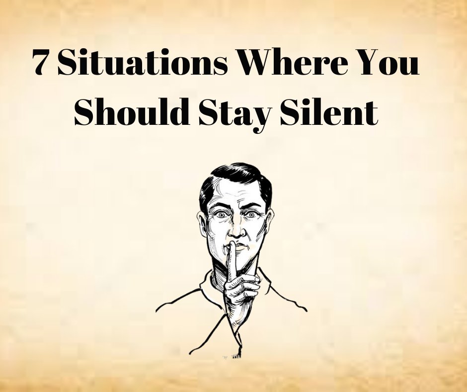 "Silence is true wisdom's best reply"