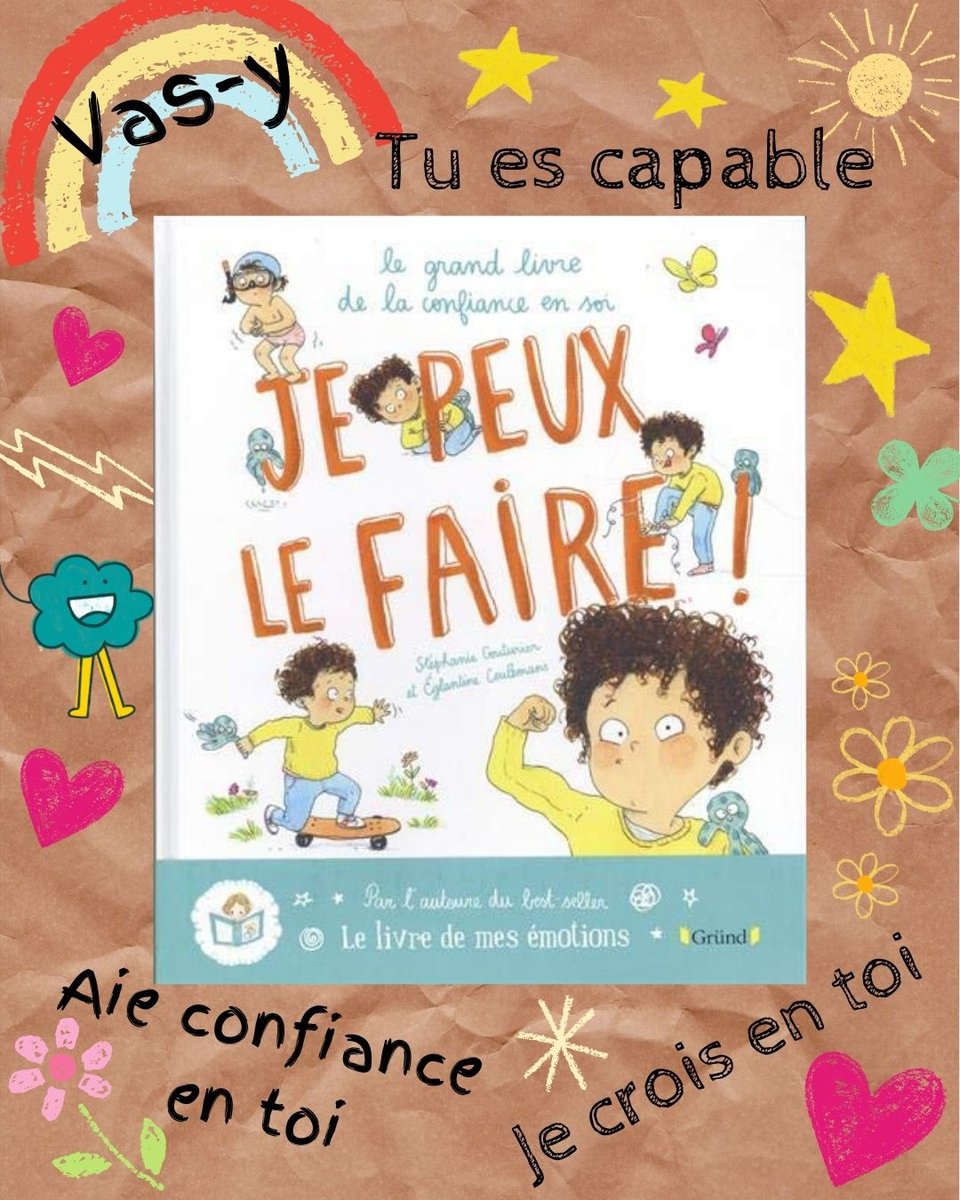 chamallowsread's tweet image. Je peux le faire ! 💪🏼⁠

Mais depuis quelques jours, il rate tout ce qu&apos;il fait. Que lui arrive-t-il ? Selon sa maman, il a perdu confiance en lui.⁠
Déterminé, le petit garçon, accompagné de son doudou Rémi, part à la recherche de sa confiance en lui !⁠