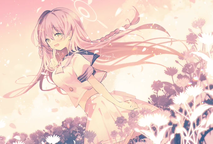 ハナコちゃんとお花畑 