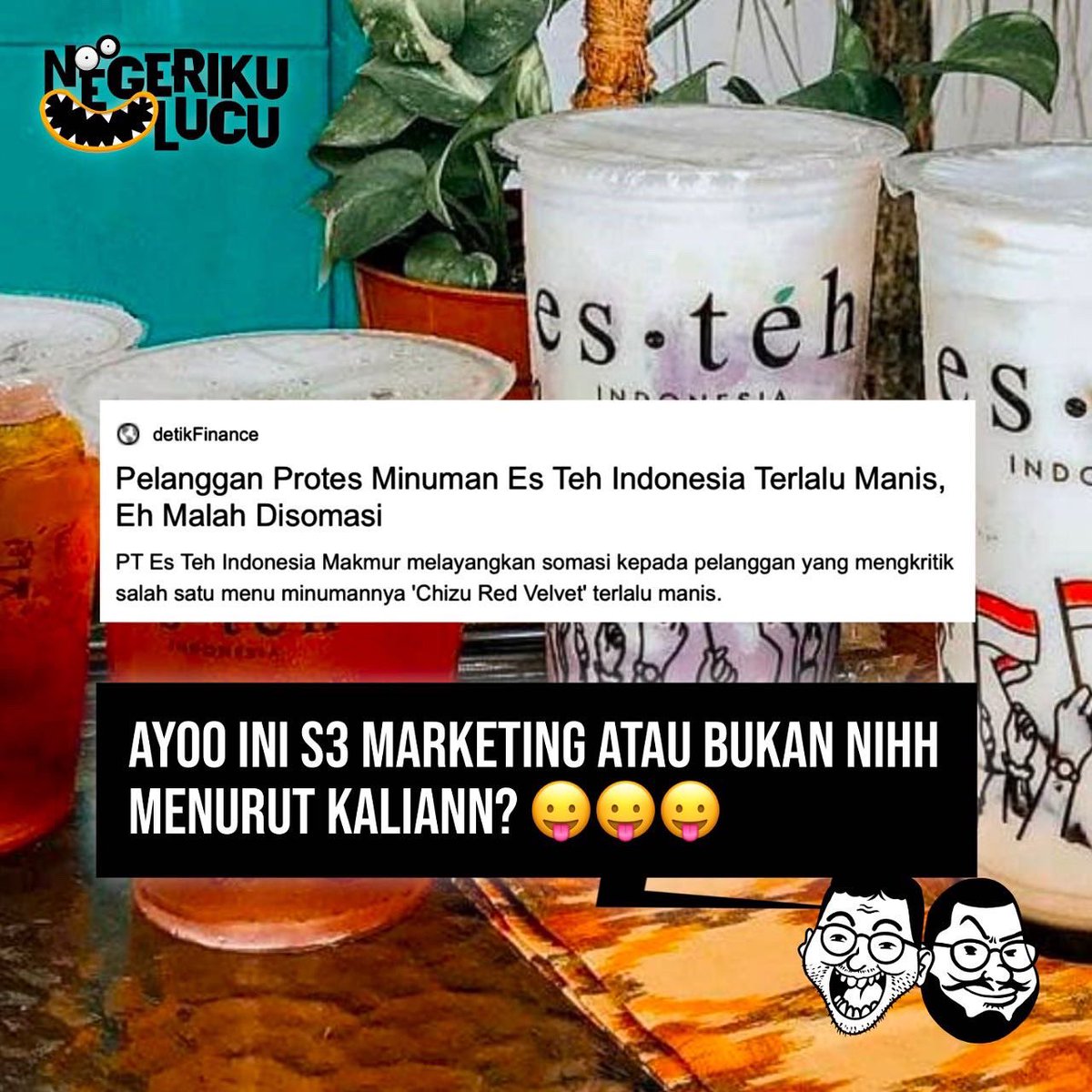 kemalpalevi's tweet photo. Aduhh kalau ternyata ini S3 marketing sumpah keseeel bangeeet w sihhh jujurrrr :)))

Cuma kalau ternyata bener disomasi, menurut kalian kritikannya kasar atau gak? Atau masih wajar2 aja, cuma Es Teh Indonesia nya baperan aja? 🤔 https://t.co/HtoMurYlzD