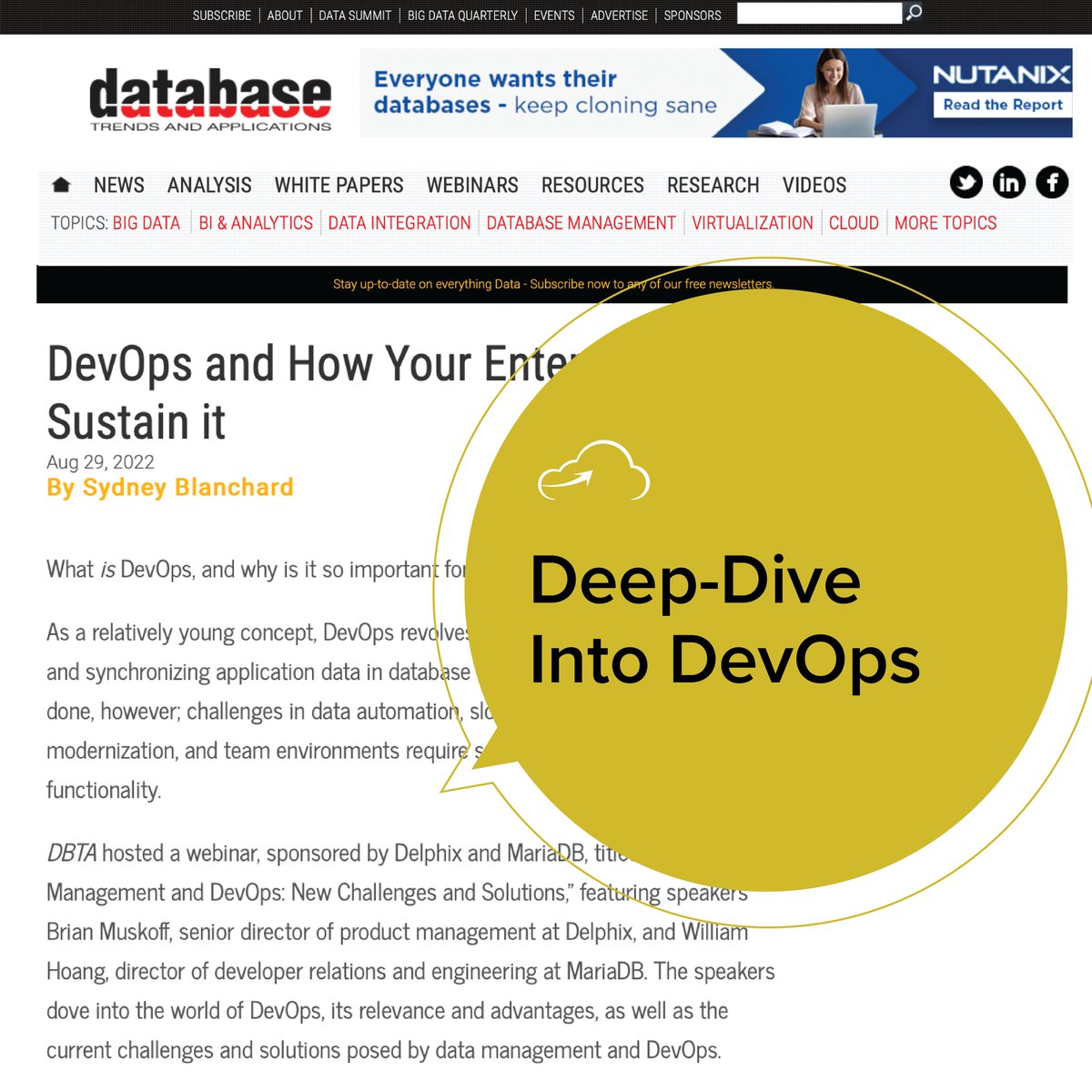 cloudthat's tweet photo. DevOps is imperative for grunt work elimination, increasing productivity without compromising for scale or security.
Read more - https://t.co/VooOMHFiLZ
#devops #security #data #technology #Devopsdecoded #tech #cloud #database https://t.co/TOv9hiOwVS