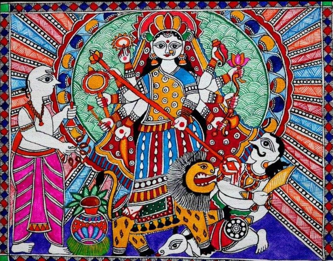 SirMausam's tweet photo. Madhubani Paintings a Geographical identity of Bihar, Proud to be a #UndevidedBihari https://t.co/SrSg9UxzlH