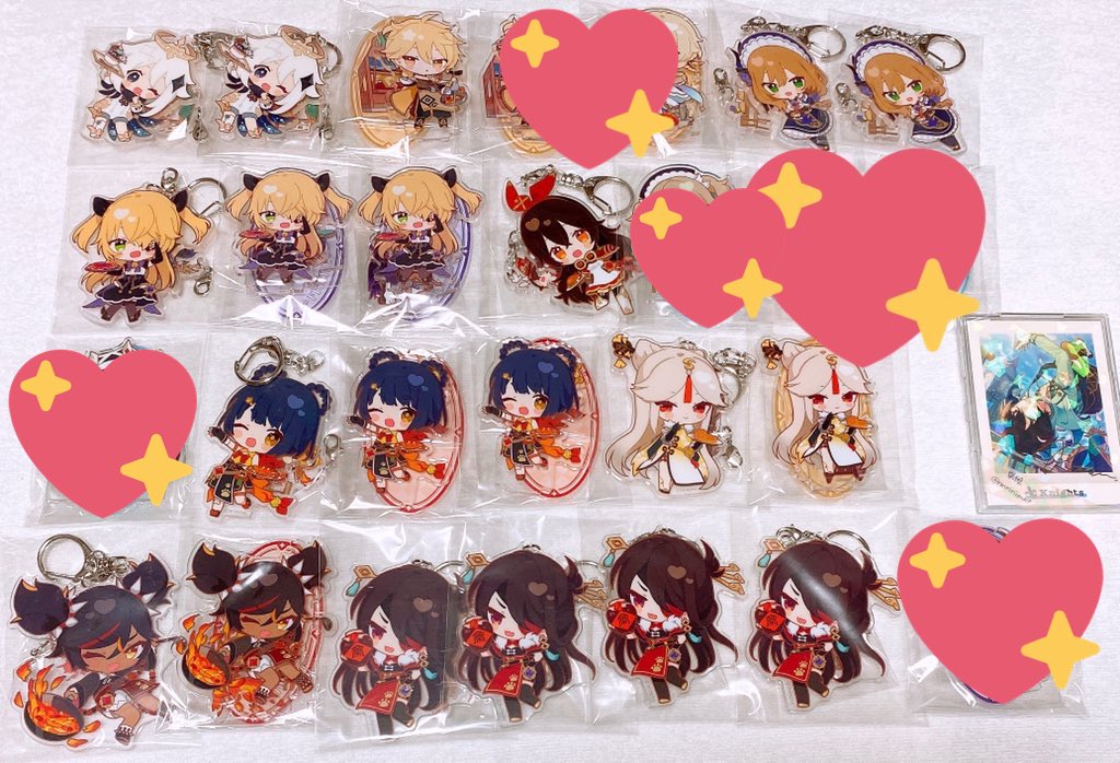 rmririimht's tweet photo. 【交換 譲渡】原神 スイパラ アクスタ アクキー

譲→☆ガイア 行秋 ☆甘雨 煙緋 ☆レザー 刻晴 ベネット パイモン アンバー バーバラ フィッシュル リサ 香菱 凝光 辛炎 北斗

求→定価+送料 万葉 雷電 ディルック

郵送or手渡し
条件は3枚目 https://t.co/r0NAx0AJ0Z