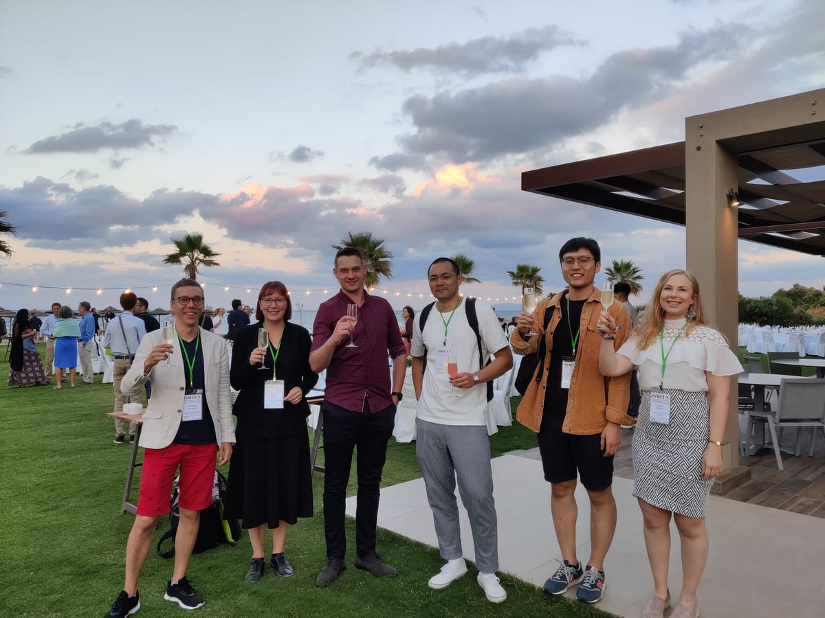 IgorVassilevTAU's tweet photo. What a great conference @ISMET8_meeting in Crete 🙂. It was great to finally catch up with friends and make many new friends. Team Tampere @ENS_TampereUni says thank you to the organizer and @ISMETsociety! https://t.co/g8KZajKIzp