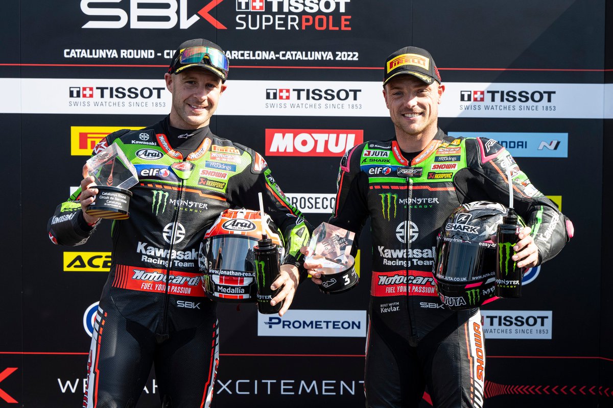 Kawasaki_Italia's tweet photo. A Barcellona grande spettacolo del circo della #Superbike: in Gara 1 secondo posto per Jonathan Rea, mentre in Superpole Race secondo e terzo gradino del podio per Rea e Lowes. Il mondiale è ancora aperto, l'appuntamento è a Portimao dal 7 al 9 ottobre!

#ForzaKawa 🏁 https://t.co/G41kALo0SR