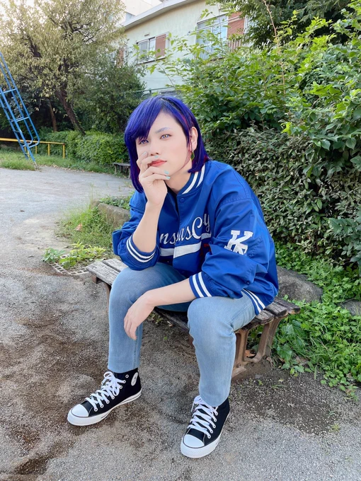 うたーかまるさん(  )にコスして頂きました!!めっちゃかっこよくて可愛くて最強です!!!!!!!!!ほんとに眼福です!!参考にしてくださったツイートはリプ欄にぶら下げます #理芽美術部 