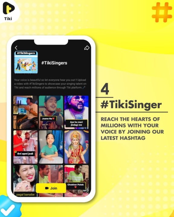 TikiAppOfficial's tweet photo. Here are the latest trending hashtags on Tiki π #teribhabhikaphonehai #cuttputlliontiki #TasteOfIndia #TikiSinger #HumaraTyohar #UnitedByCreativity
Google Play Link: https://t.co/olSLjQvHOE
Play Store Link: https://t.co/CWBIfvUv50
#Tiki #Tikiapp #TikiAppOfficial #mondaythoughts https://t.co/KoWR4Sme2Y