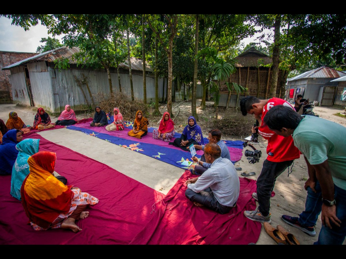 Green_ink_bd's tweet photo. The team at Green Ink is a firm believer in the power of adapting to locals and foreseeing their perspectives of the world by altering attitudes and languages to build trust and understanding among the local people to do effective community engagement and research. #greenink https://t.co/0LsW6bExl7