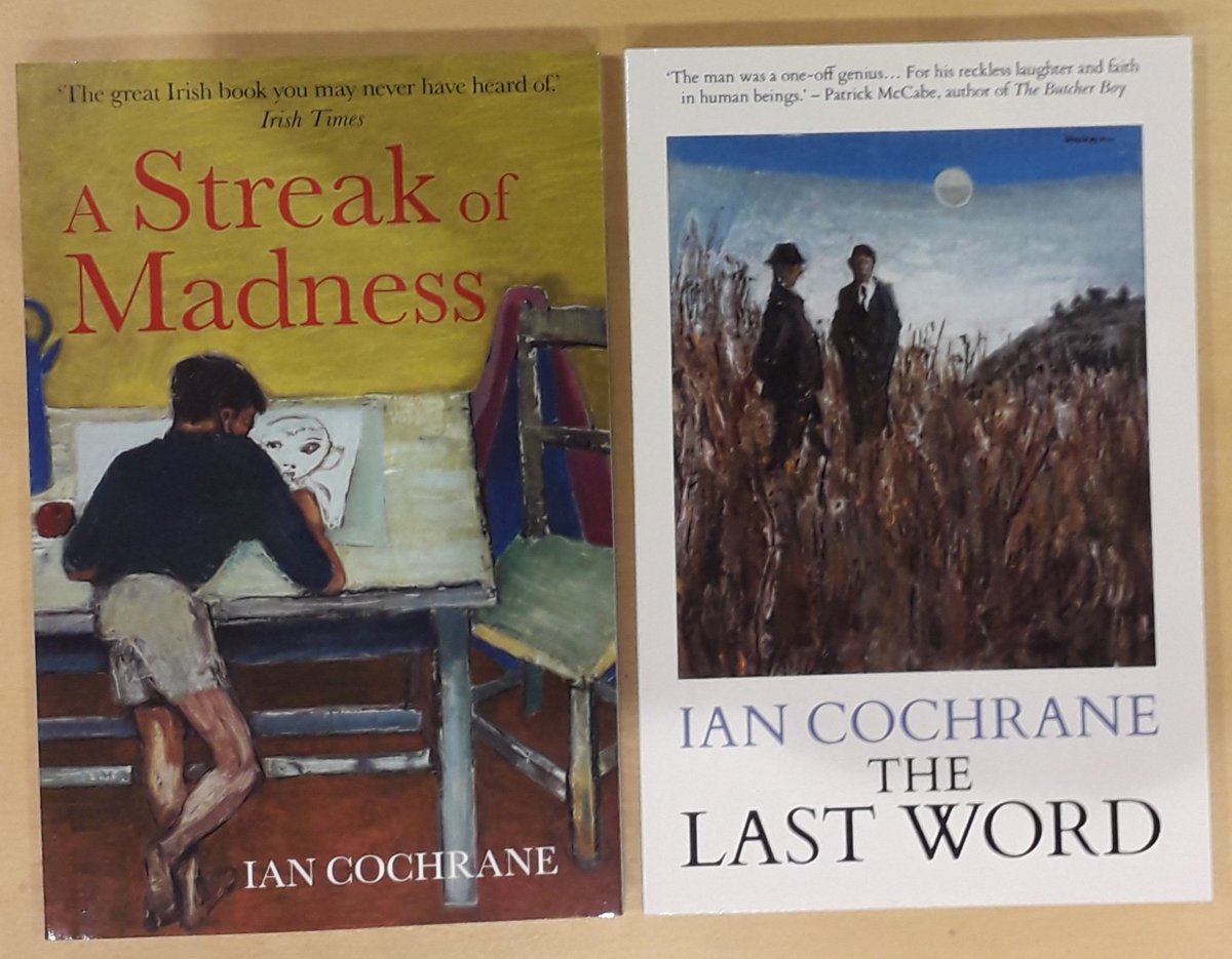 @WatBallymena will be hosting a celebration of Ian Cochrane and the new edition of his short stories, The Last Word, on October 20th from 7pm with @pj__taylor and @jimtgreer Patrick McCabe calls Ian Cochrane as 'a one-off genius'. Philip and Jim will explain why.