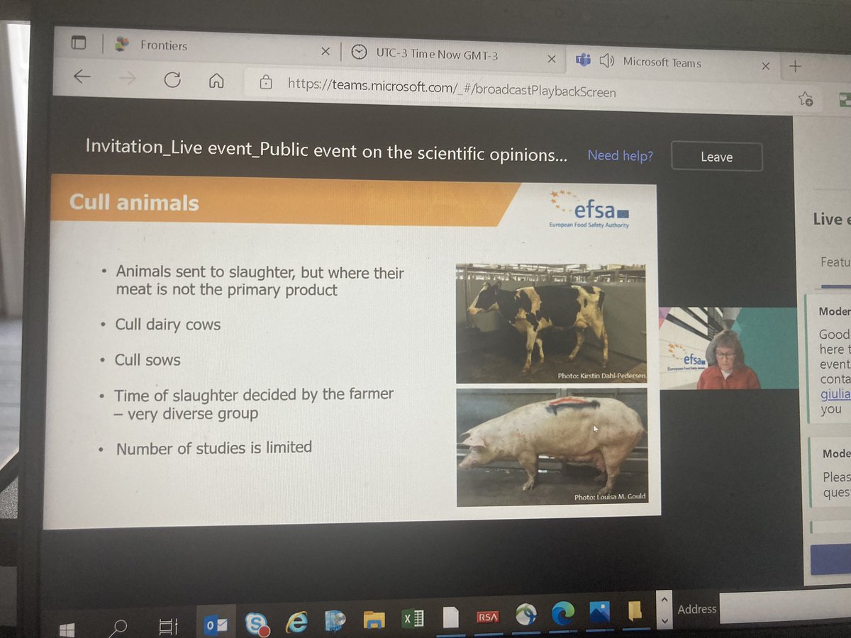 LABoyle2's tweet photo. Thanks @HerskinMette for your informative overview of @EFSA_EU scientific opinion on the welfare of animals during transport. Findings have major implications for the transport of unweaned #calves and #cullanimals #animalwelfare #calfwelfare #dairy https://t.co/ypBWGOOVfn