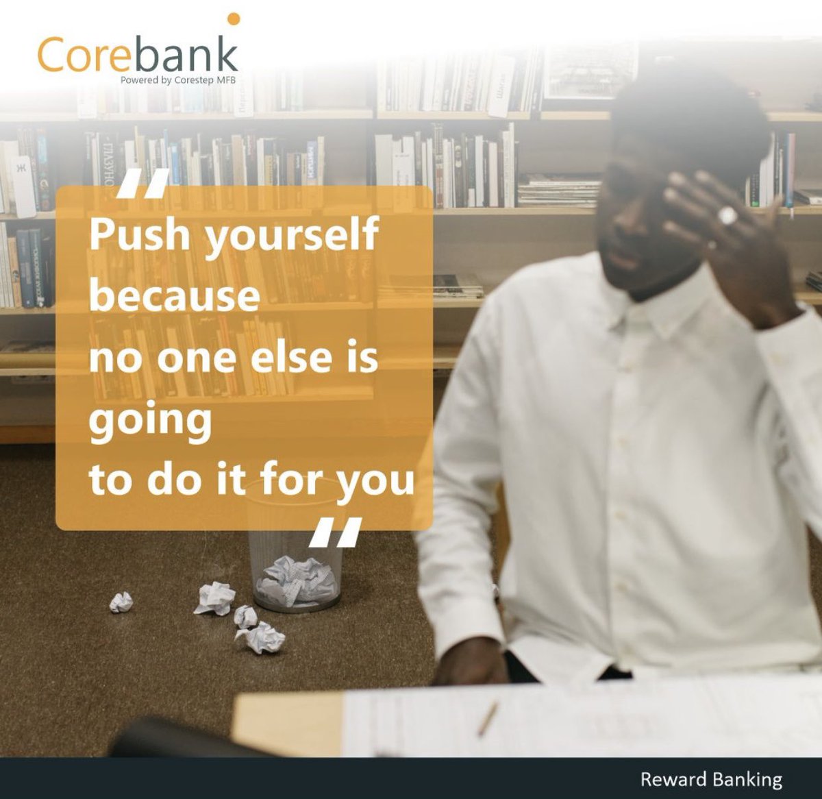 CoreBankNG's tweet photo. Wishing you a successful week ahead.
#mondaymotivation #corebank #corestepmfb #rewardbanking https://t.co/yIemHUqTs4
