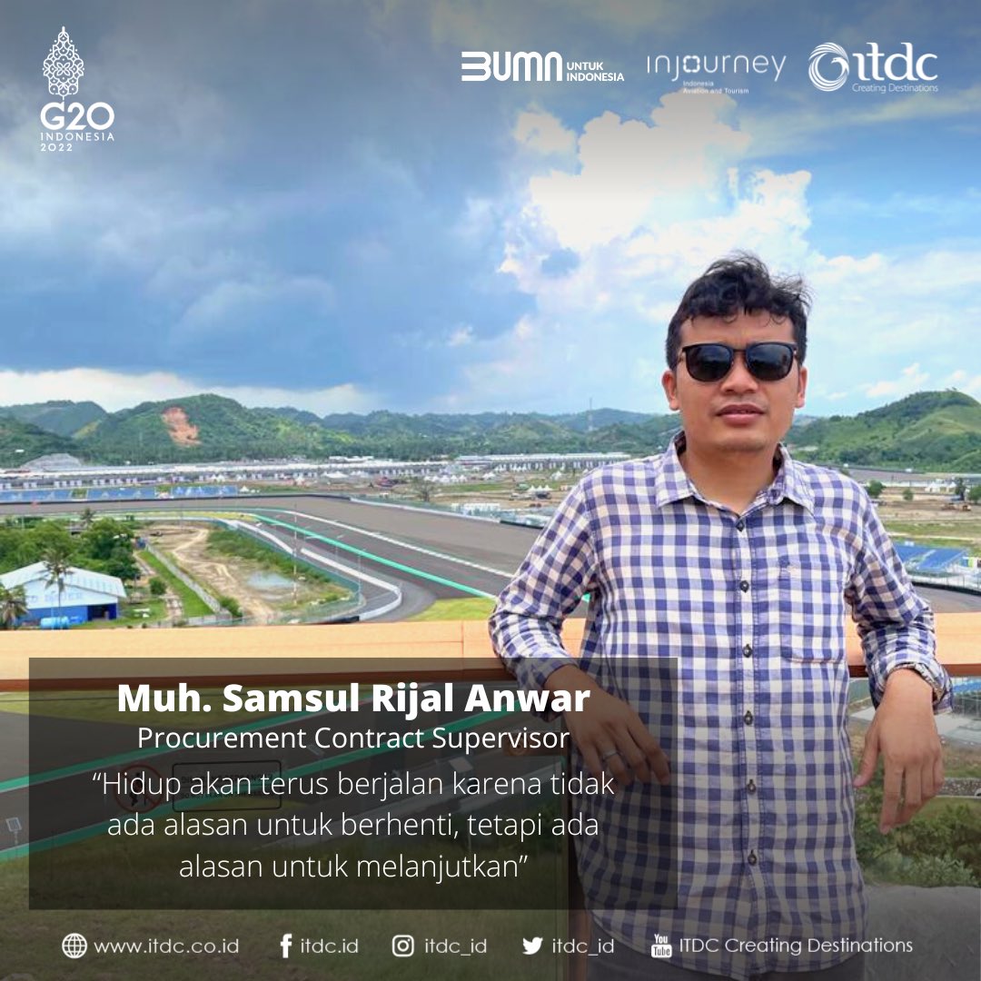 ITDC_id's tweet photo. Halo, Sahabat. Bagaimana kegiatanmu hari ini? Semoga semuanya berjalan dengan baik dan lancar, ya! Oh iya, untuk menutup hari ini kita berkenalan kembali dengan salah satu insan ITDC dalam #HumansOfITDC, yuk! https://t.co/SaFhaQEjV1