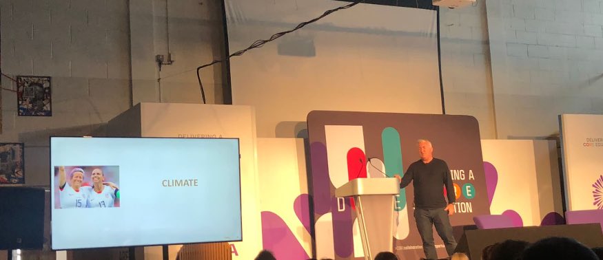 CORECityAcademy's tweet photo. All @CORECityAcademy staff are delighted to be taking part in #DACE22 along with colleagues from @COREeducate. Inspirational start to the day hearing James Kerr talk about @Allblacks The importance of climate & oneness in building outstanding culture 🏉👏#COREExcellence #Legacy https://t.co/U8qZTsWQO3