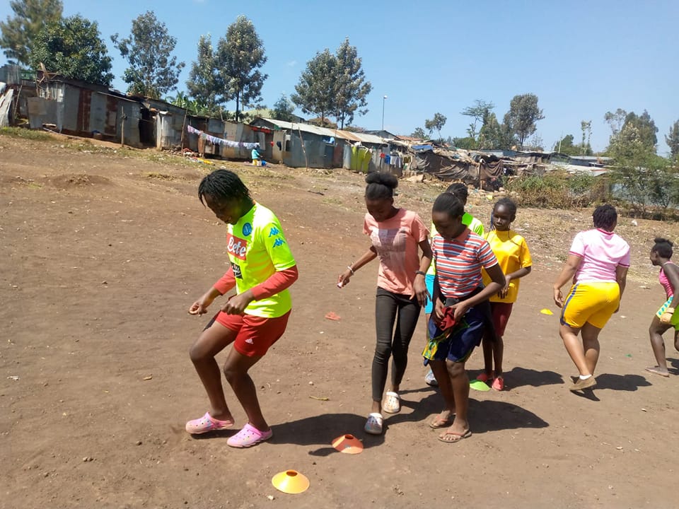 24.09.2022 Training sessions was in progress. Football has been a key component in keeping our girls safe during this short break. As we release them to school they return safe, refreshed and ready to complete this academic year. Thank you all for the support you have given us.
