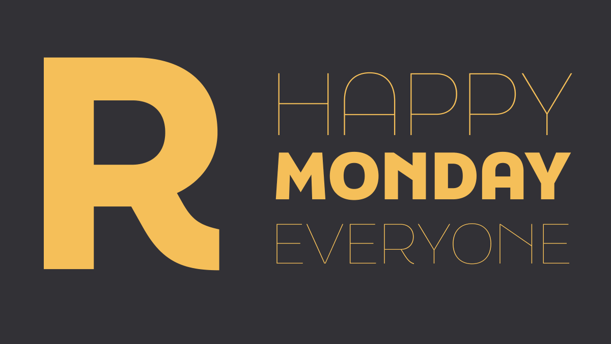 ilovetypography's tweet photo. Wishing everyone a great week!
Brought to you by the letter R and the typeface FinalSix.
https://t.co/r41rZRs7dK https://t.co/KFp1J4PNJw