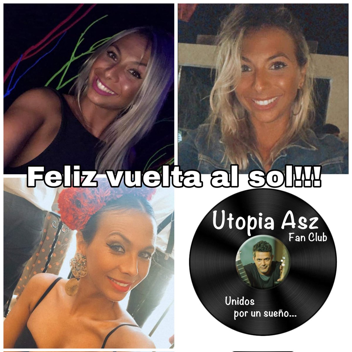 Hoy le toca a <a href="/latulini/">Rocio_UtopiaAsz</a> dar una vuelta al sol!!! Te deseamos todo lo mejor! <a href="/AlejandroSanz/">Alejandro Sanz</a> te unes a la fiesta? Muchísimas felicidades cariño!!