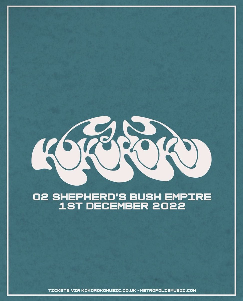 1st december, playing the album in ldn for the first time w my <a href="/kokorokomusic/">Kokoroko</a> brothers &amp; sisters, don’t sleeeeep 💕✨💫🏃‍♂️

metropolismusic.com/shows/1385048/…