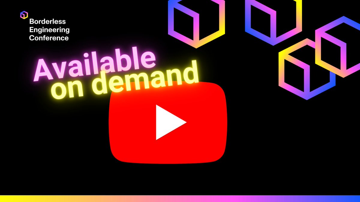 ⏪ Have you missed or want to rewatch any of the talks?

▶️ Watch them on Youtube:
youtube.com/playlist?list=…

#BorderlessEngConf