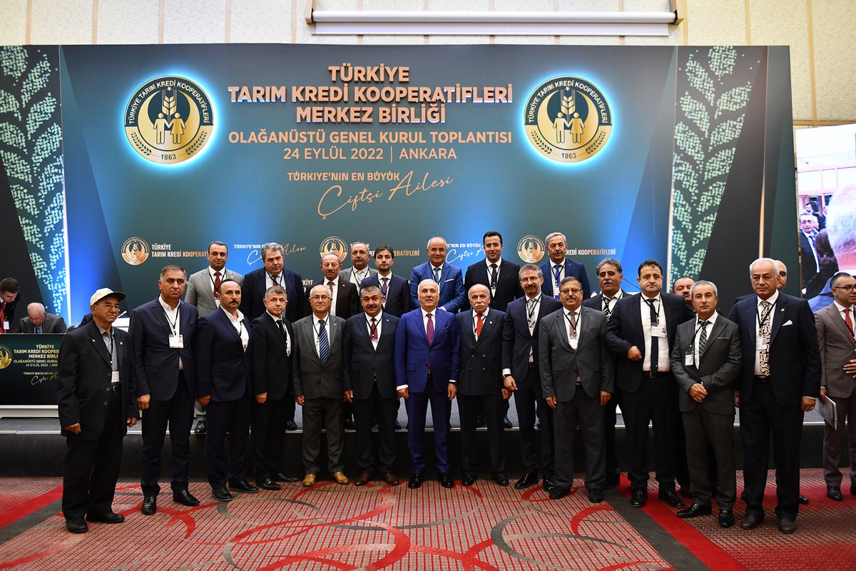 tarimkredi's tweet photo. Türkiye Tarım Kredi Kooperatifleri Merkez Birliği Olağanüstü Genel Kurulu Ankara’da yapıldı. https://t.co/c9UE0Nmjun