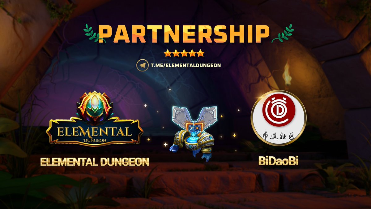 🛎We are pleased to announce
⭐️Our important partner: Bidaobi
✨Bidaobi is a very strong community from China with many years of marketing experience, possessing many potential investors, they will definitely help our project a lot.
See more: t.me/elementaldunge…
#NFTs #P2e