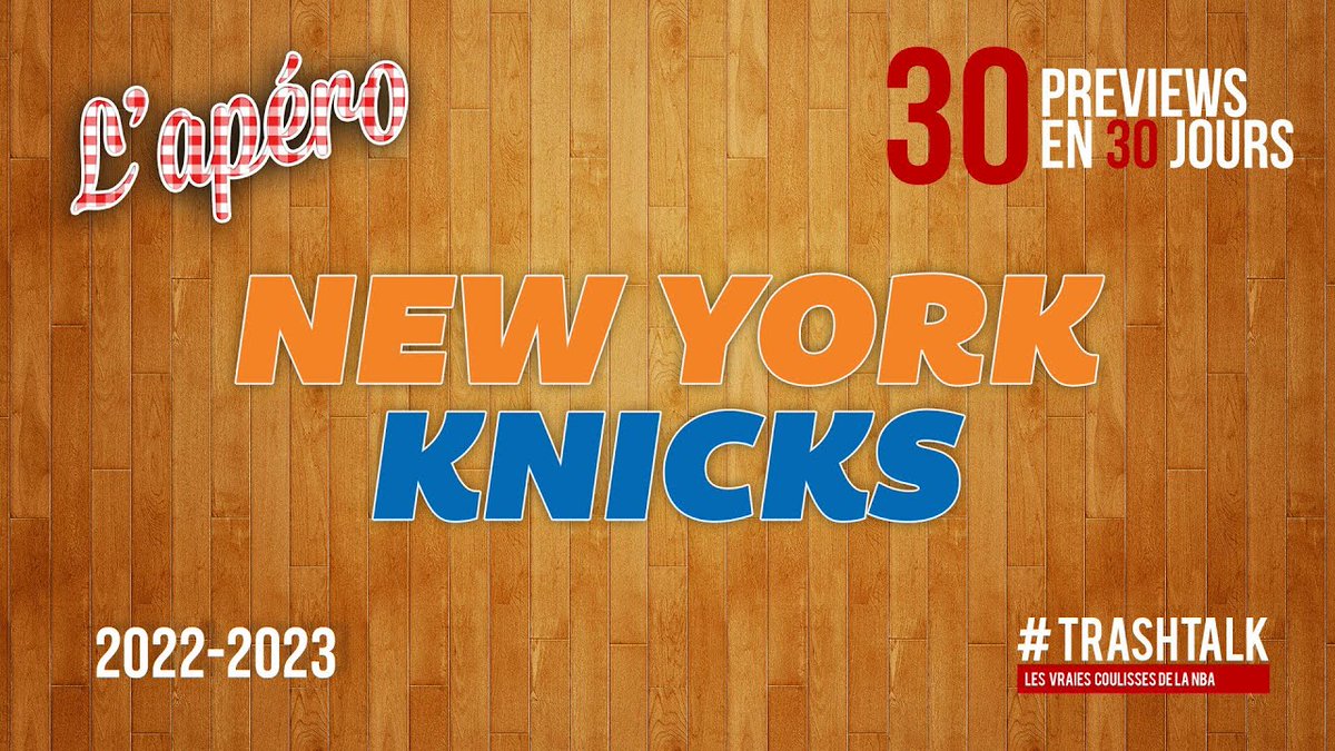 🔥30 PREVIEWS EN 30 JOURS : LES KNICKS !! 🔥

Direction New York pour checker les rois du BING BONG ! 

- Trade à venir pour Randle ?
- Est-ce l’année de RJ Barrett ?
- Quel 5 majeur à New York ?
- Playin ou Loterie 2023 ?

 📣À TABLE !! 
youtube.com/watch?v=1zazjs…