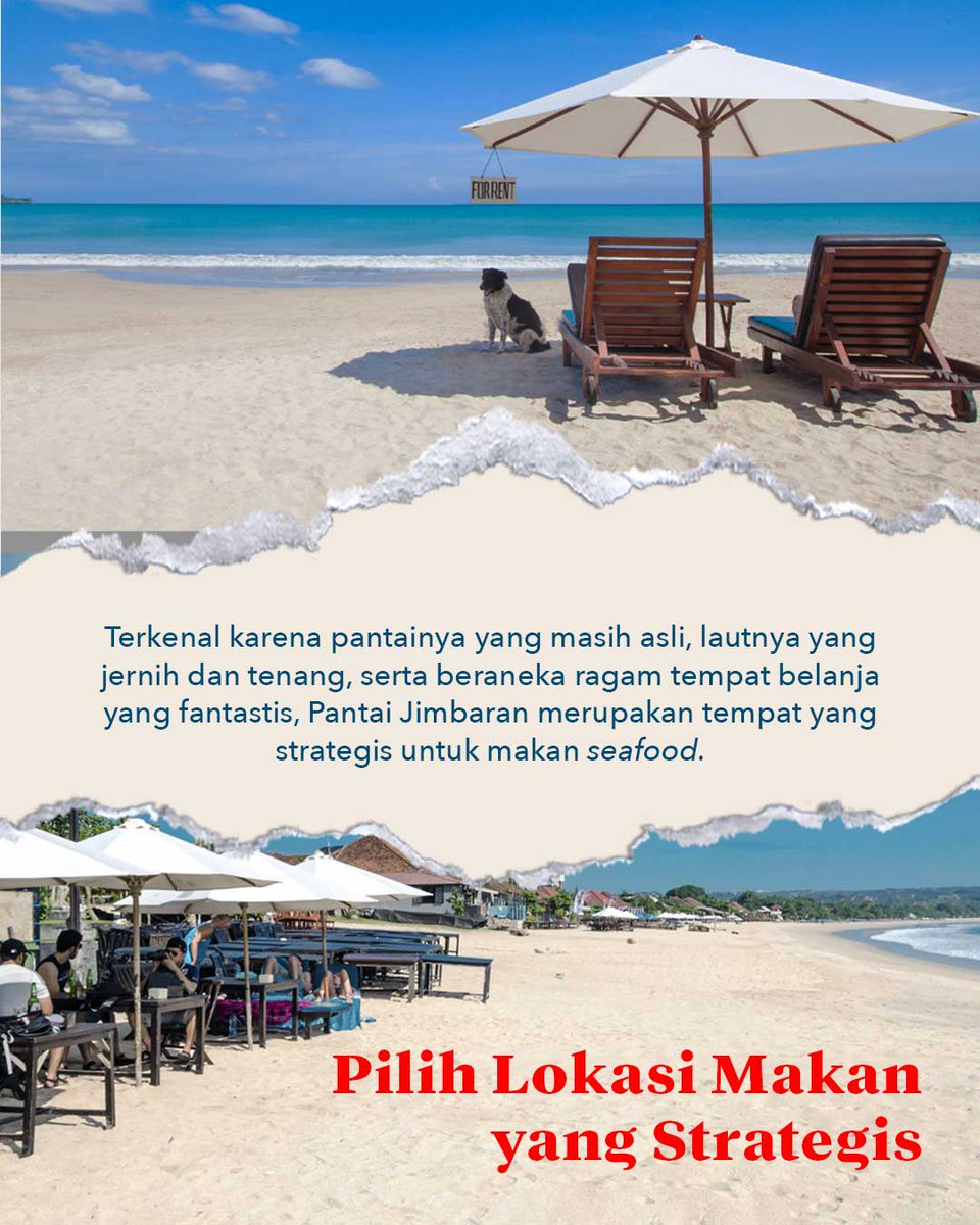 KemenPariwisata's tweet photo. Yuk simak #Positips dari Mimin biar #SobatParekraf bisa nikmatin kuliner seafood di Bali dengan puas, murah, dan maksimal 🐠👆🏻 https://t.co/l4luz0MoeK